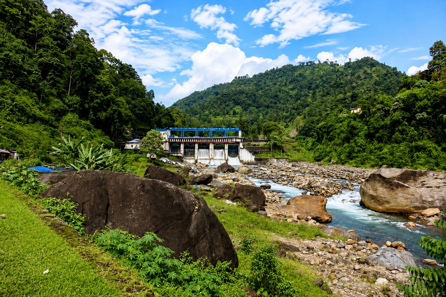 Bindu River Dam Dooars